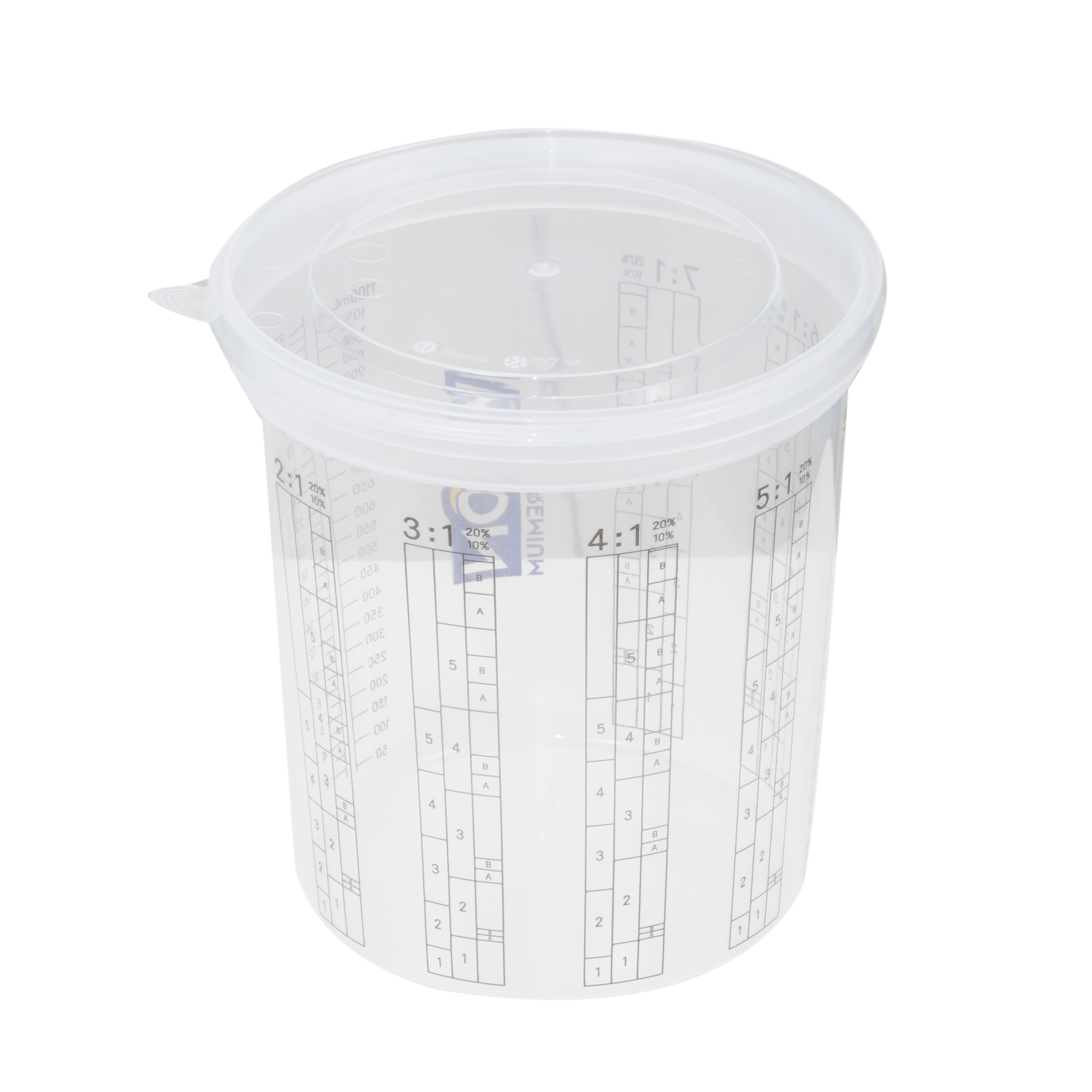 VIXON Premium Mixing Cups with Lids