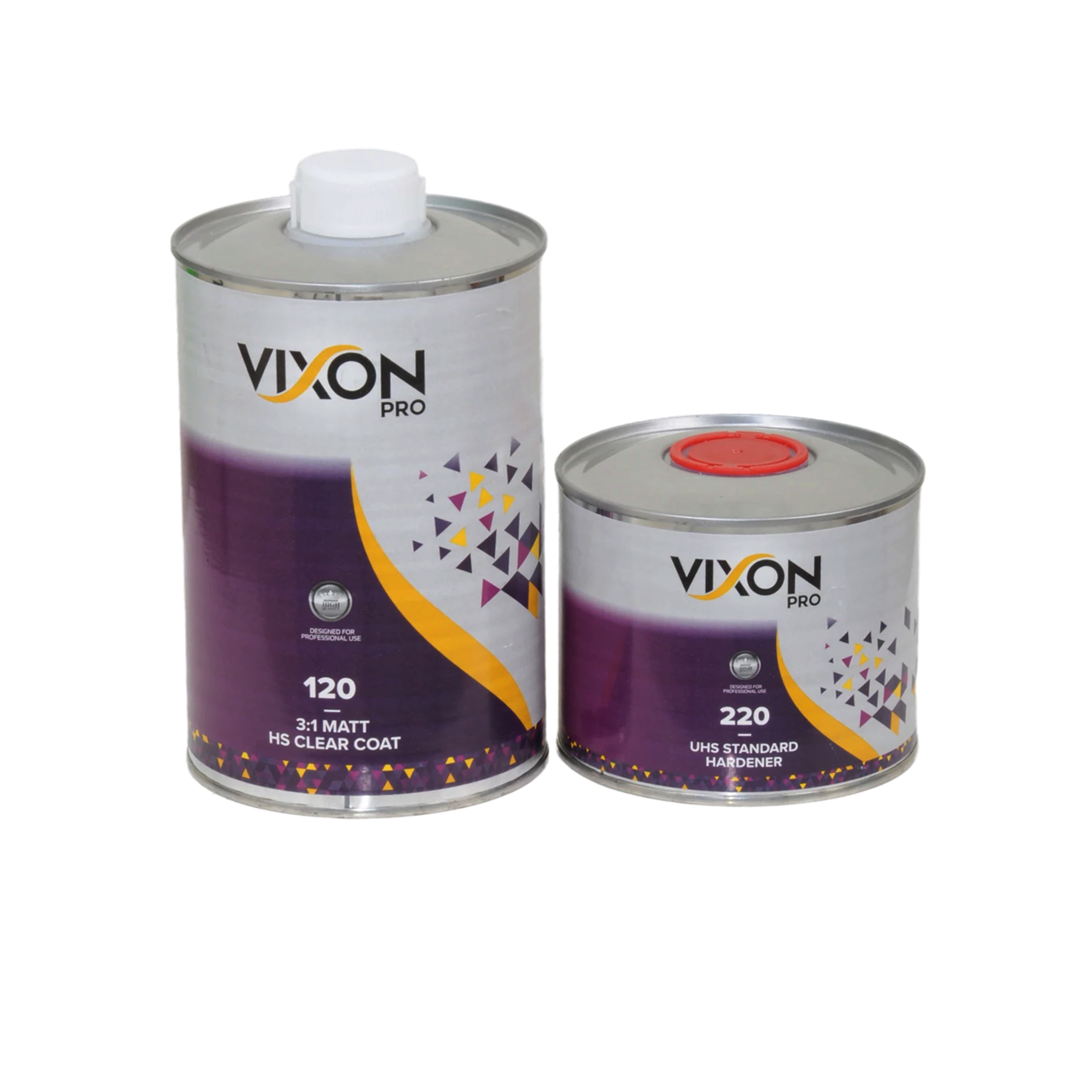 Vixon Pro 120 Matt Clear Coat & 220 Standard Hardener (1L Set)